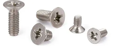 Titanium Cross Recessed Flat Head Screws SNFT